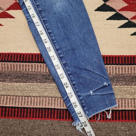 Madewell 9” High Rise Skinny Jeans Exposed Buttons Size 26 - Picture 10 of 10